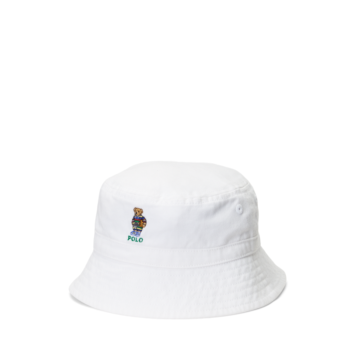 Polo Bear Cotton Twill Bucket Hat