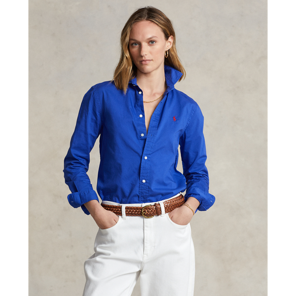 ★★POLO RALPH LAUREN★★ W Relaxed Fit Cotton Twill Shirt W Relaxed Fit Cotton Twill Shirt for Women | Ralph Lauren® OM