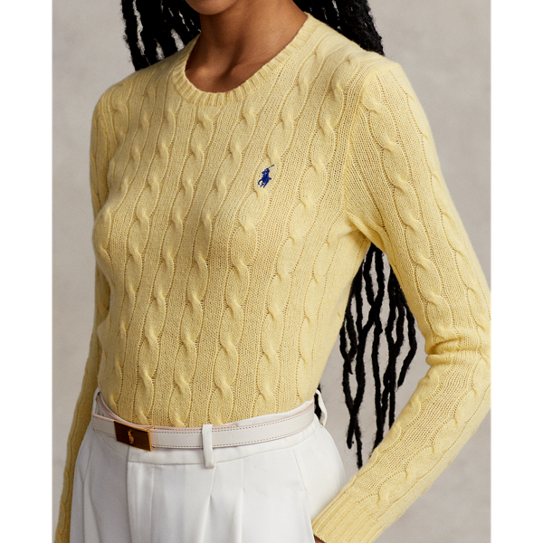 即完売品⭐︎美品⭐︎ラルフローレン⭐︎ケーブル ウールカシミヤ モックネック セーター POLO RALPH LAUREN（ポロ ラルフ ローレン）の「ケーブル ウール