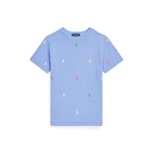 Polo Pony Cotton Mesh Tee