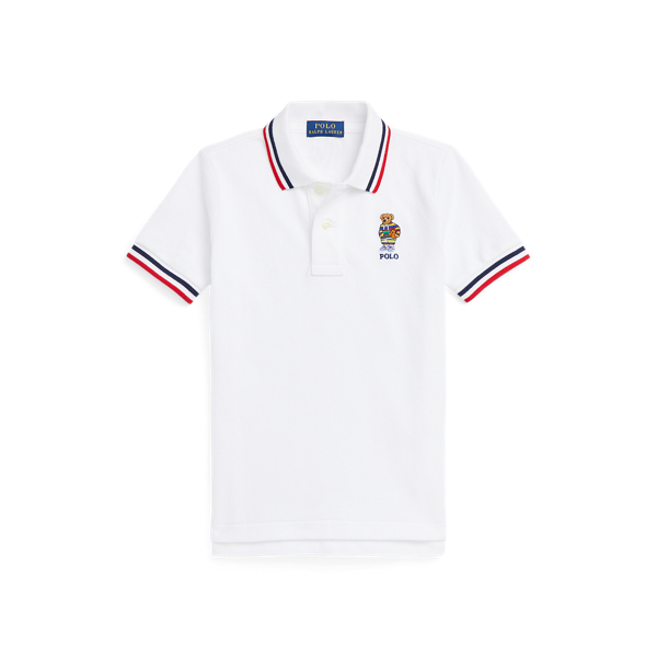 Camisa Polo de algod&atilde;o com Polo Bear Boys 1.5-6 Years em 1