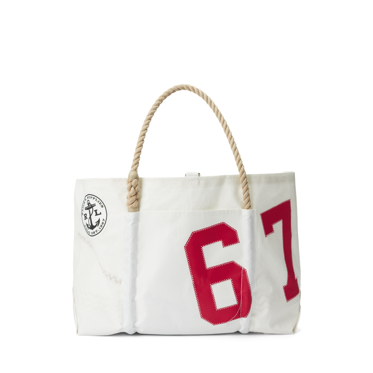 Aloha 船の帆で作ったトートバッグ　sea bags Sea Reversible Tote in Current on Navy | ALOHA Collection