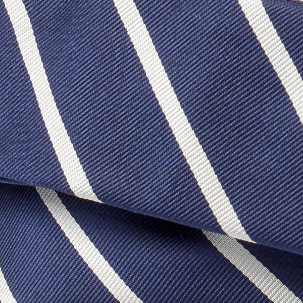 Navy Striped Silk Tie Belt Polo Ralph Lauren 5