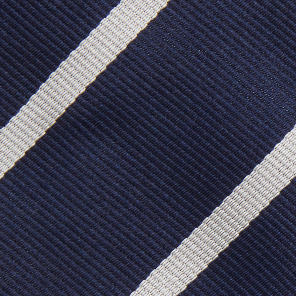 Navy Striped Silk Tie Belt Polo Ralph Lauren 4
