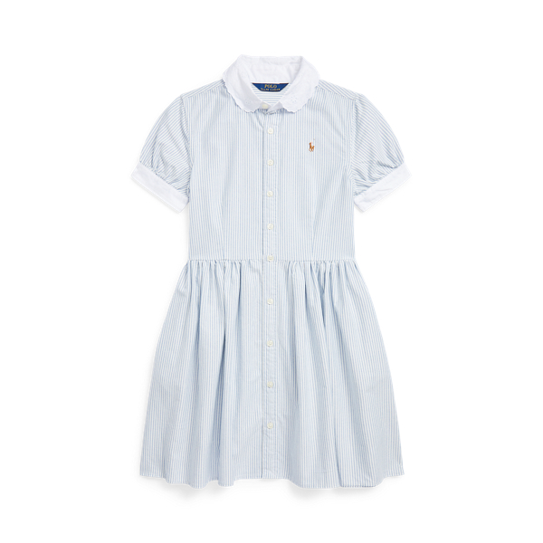 Striped Cotton Oxford Shirtdress