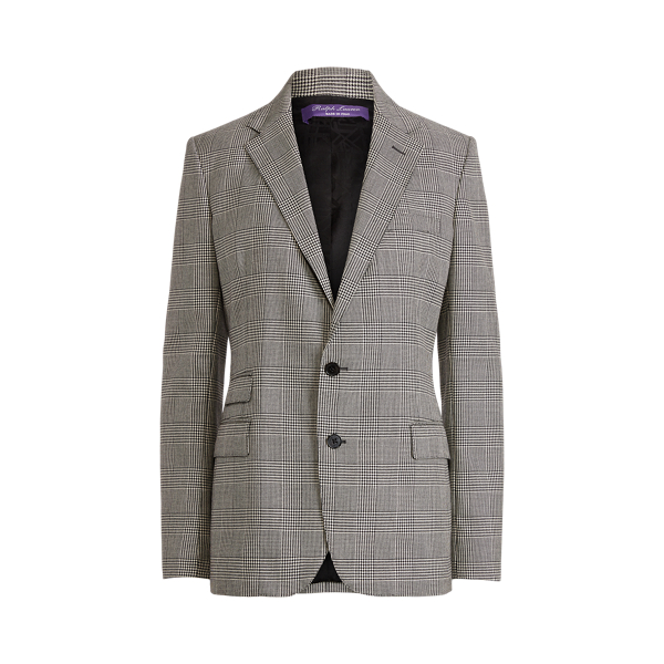 Odera wollen jas met Glen-ruit Ralph Lauren Collection in 1