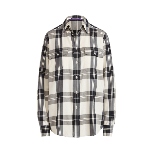 Karohemd Leeann aus Baumwollmischung Ralph Lauren Collection in 1