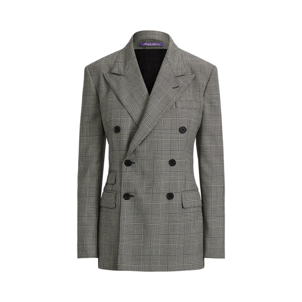 Elske Glen Plaid Wool Twill Jacket Ralph Lauren Collection 1