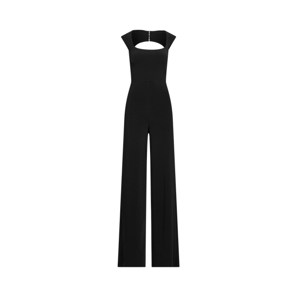 Cap-Sleeve Jumper Jumpsuit Ralph Lauren Collection 1