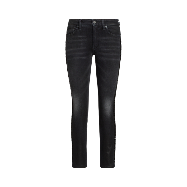 160 slim denim jeans met versiering Ralph Lauren Collection in 1