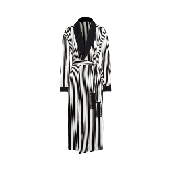 Kalpita Striped Satin Coat