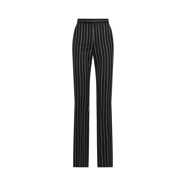 Pantalon Alaina en laine milleraies Ralph Lauren Collection en 1