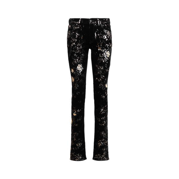 Embellished 160 Slim Denim Jean Ralph Lauren Collection 1