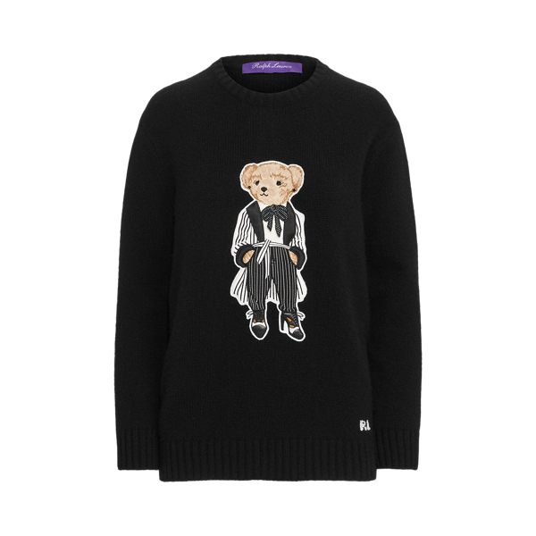 Kaschmirpullover mit Cinema Polo Bear Ralph Lauren Collection in 1