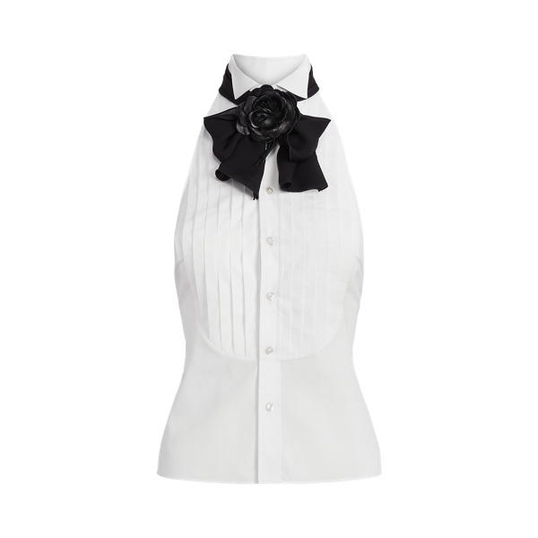 Chemise Sorrento sans manches popeline Ralph Lauren Collection en 1