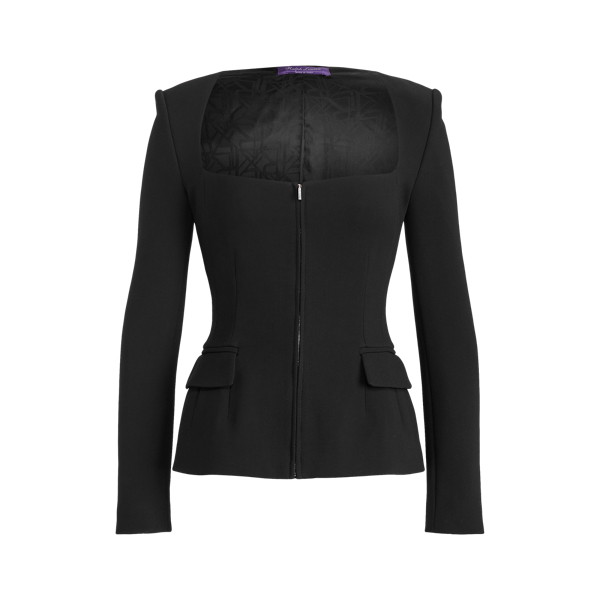 Chantria Wool Crepe Jacket Ralph Lauren Collection 1