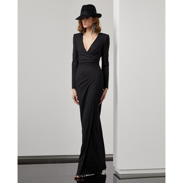 Ralph lauren black evening dress best sale