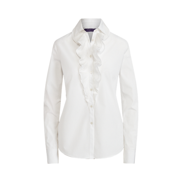 Camicetta Aryanna in popeline con volant Ralph Lauren Collection in 1