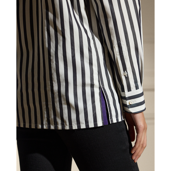 Capri Relaxed Fit Striped Cotton Shirt