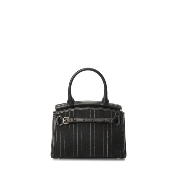 Black/Cream RL50 Pinstripe Mini Bag Ralph Lauren Collection 4