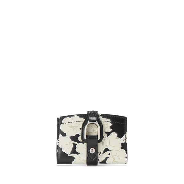 Porte-cartes Welington &agrave; motif fleuri