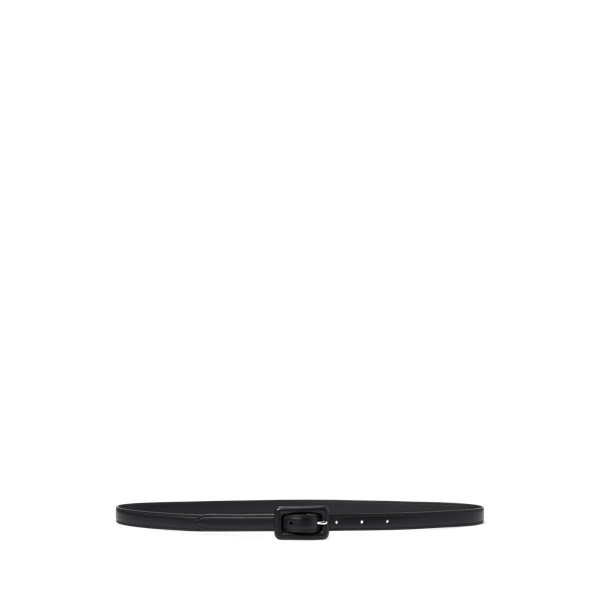 Ceinture fine en vachette boucle trench