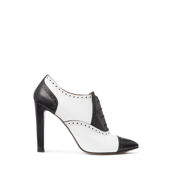 Cerri Colour-Blocked Calfskin Pump Ralph Lauren Collection 1