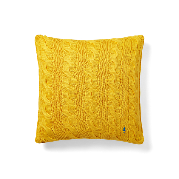 Hanley Cable-Knit Throw Pillow