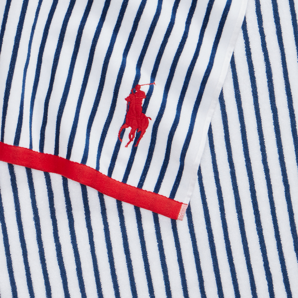 Red/White Cheshire Beach Towel Polo Ralph Lauren Home 2