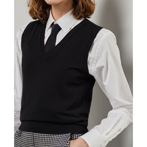 Pullunder aus Wolle Ralph Lauren Collection in Schwarz 6