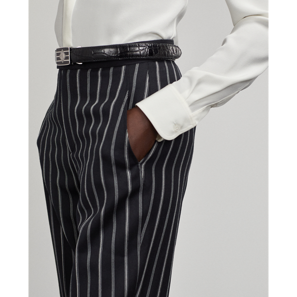 Off White Etheridge Silk Crepe Shirt Ralph Lauren Collection 6