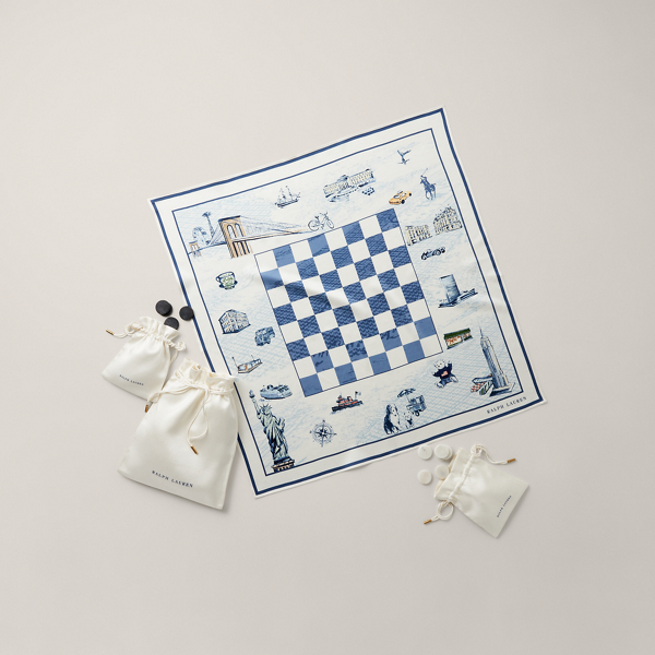 Blue Multi Hartnett Silk Board Game Gift Set Ralph Lauren Home 1