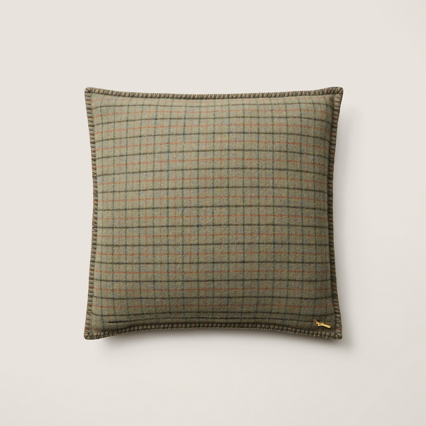 Brown Billson Plaid Throw Pillow Ralph Lauren Home 2