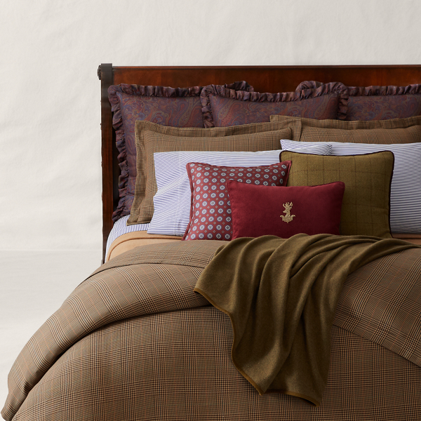 Almofada Nortonbury Ralph Lauren Home em Bordeaux 4