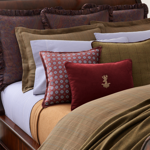 Almofada Nortonbury Ralph Lauren Home em Bordeaux 5