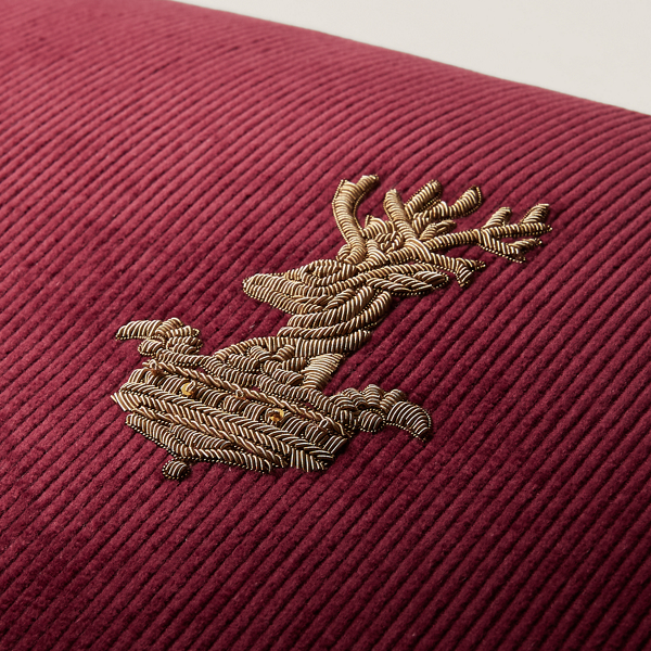 Almofada Nortonbury Ralph Lauren Home em Bordeaux 3