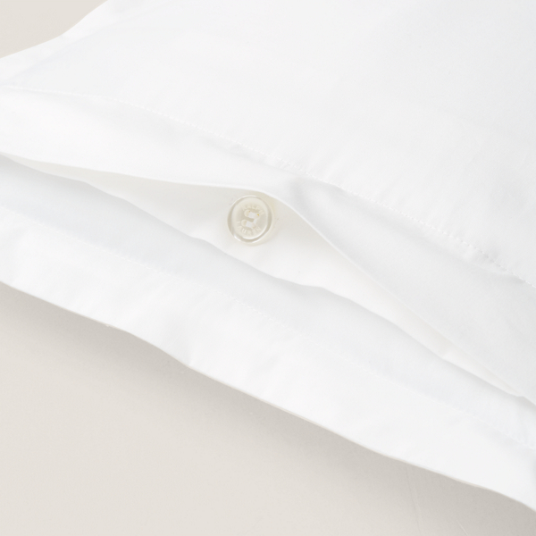 Tuxedo White Organic Cotton Percale Palmer Pillow Ralph Lauren Home 2