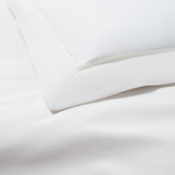 Alabaster Organic Cotton Percale Palmer Duvet Ralph Lauren Home 2