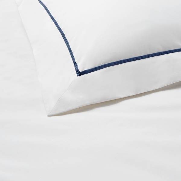 Polo Navy Organic Cotton Percale Palmer Duvet Ralph Lauren Home 2