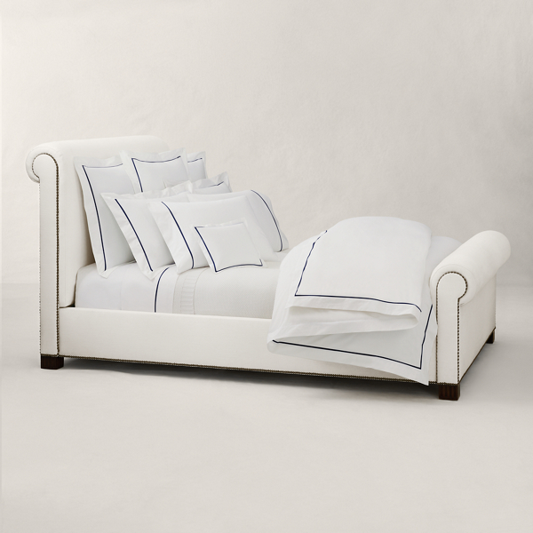 Polo Navy Organic Cotton Percale Palmer Duvet Ralph Lauren Home 5