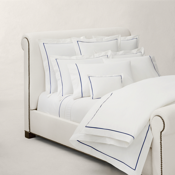 Polo Navy Organic Cotton Percale Palmer Duvet Ralph Lauren Home 7