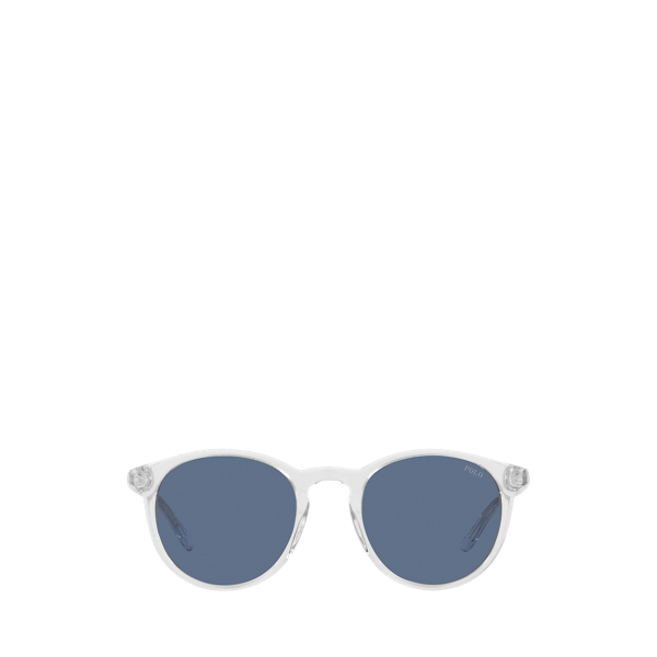 Shiny Crystal Polo Blue Panto Sunglasses Polo Ralph Lauren 2