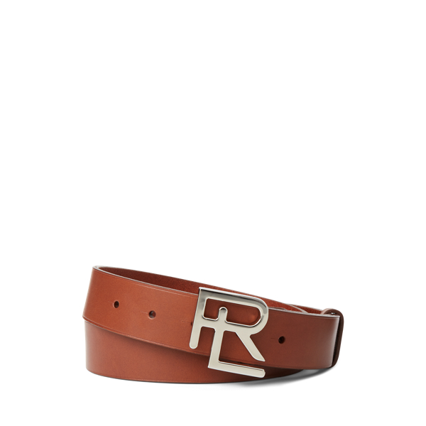 RL-Buckle Leather Belt Purple Label 1