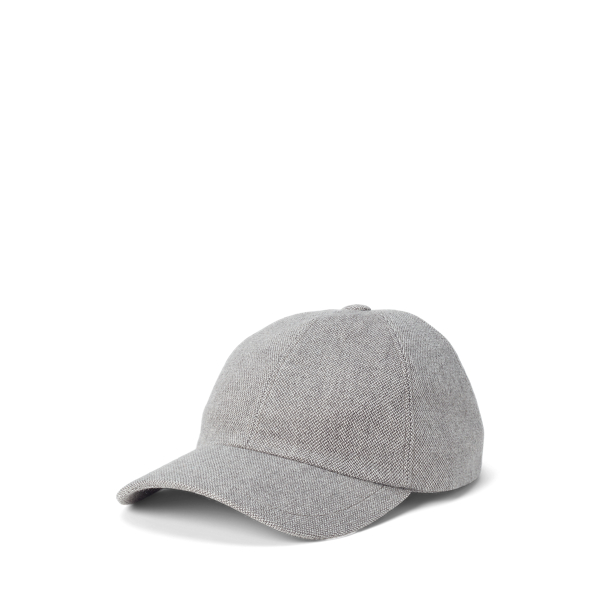Wool-Blend Twill Ball Cap