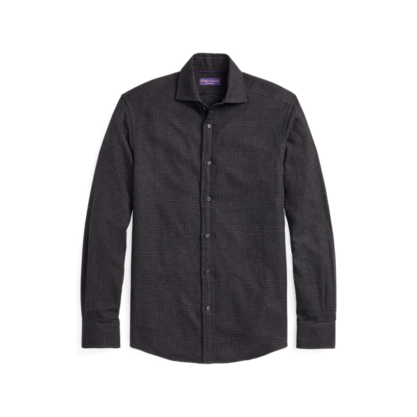 Keperstof overhemd met Glen-ruit Purple Label in 1