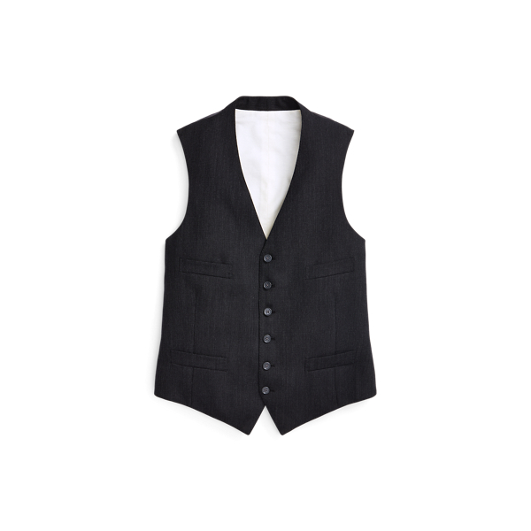 Handmade Nail-Head Wool Waistcoat Purple Label 1