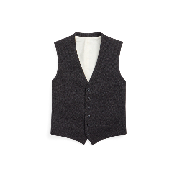 Wool Twill Vest Purple Label 1