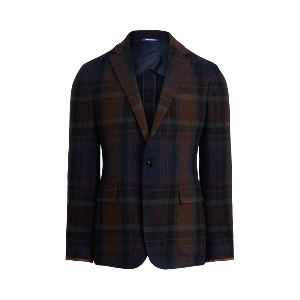Hadley Plaid Twill Sport Coat Purple Label 1