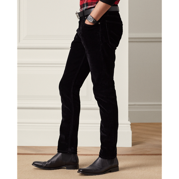 Slim Fit Stretch Velvet Jean