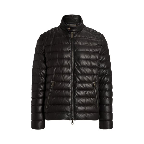 Varens Leather Down Jacket
